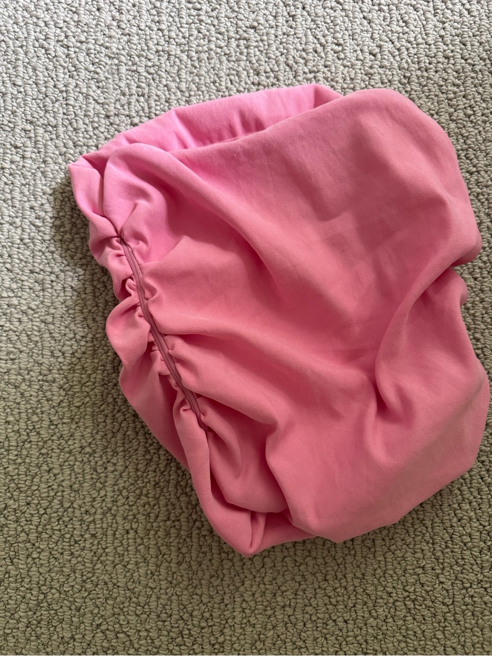 Zara Pink Rouched Strapless Top - Picture 3 of 4